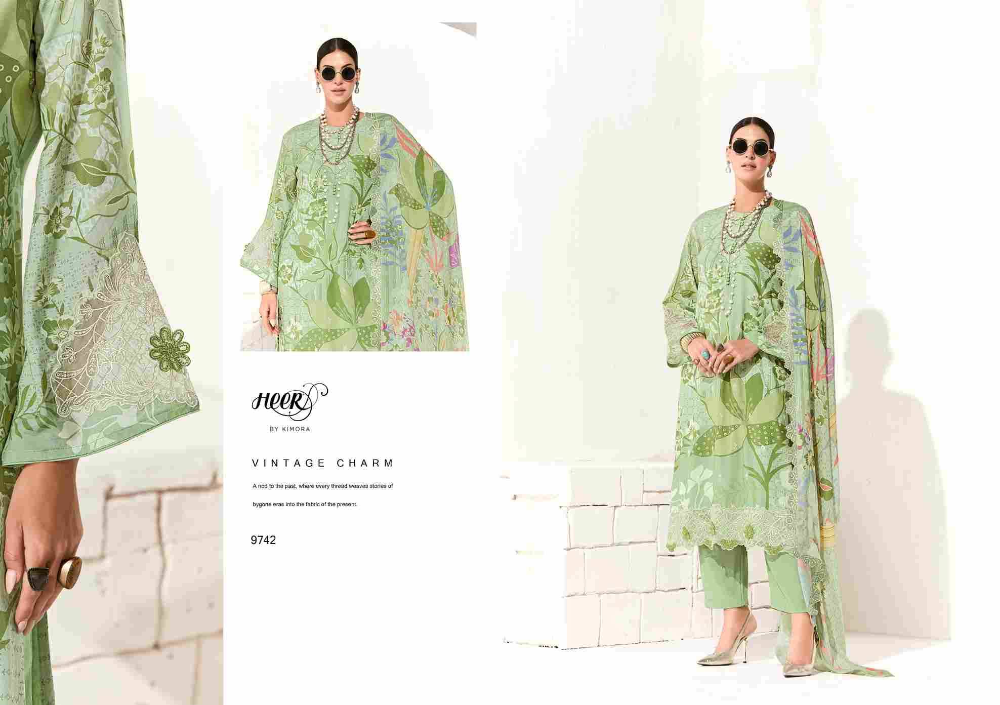 Vogue By Kimora Fashion 9741 To 9746 Series Designer Festive Suits Collection Beautiful Stylish Fancy Colorful Party Wear & Occasional Wear Pure Muslin Dresses At Wholesale Price