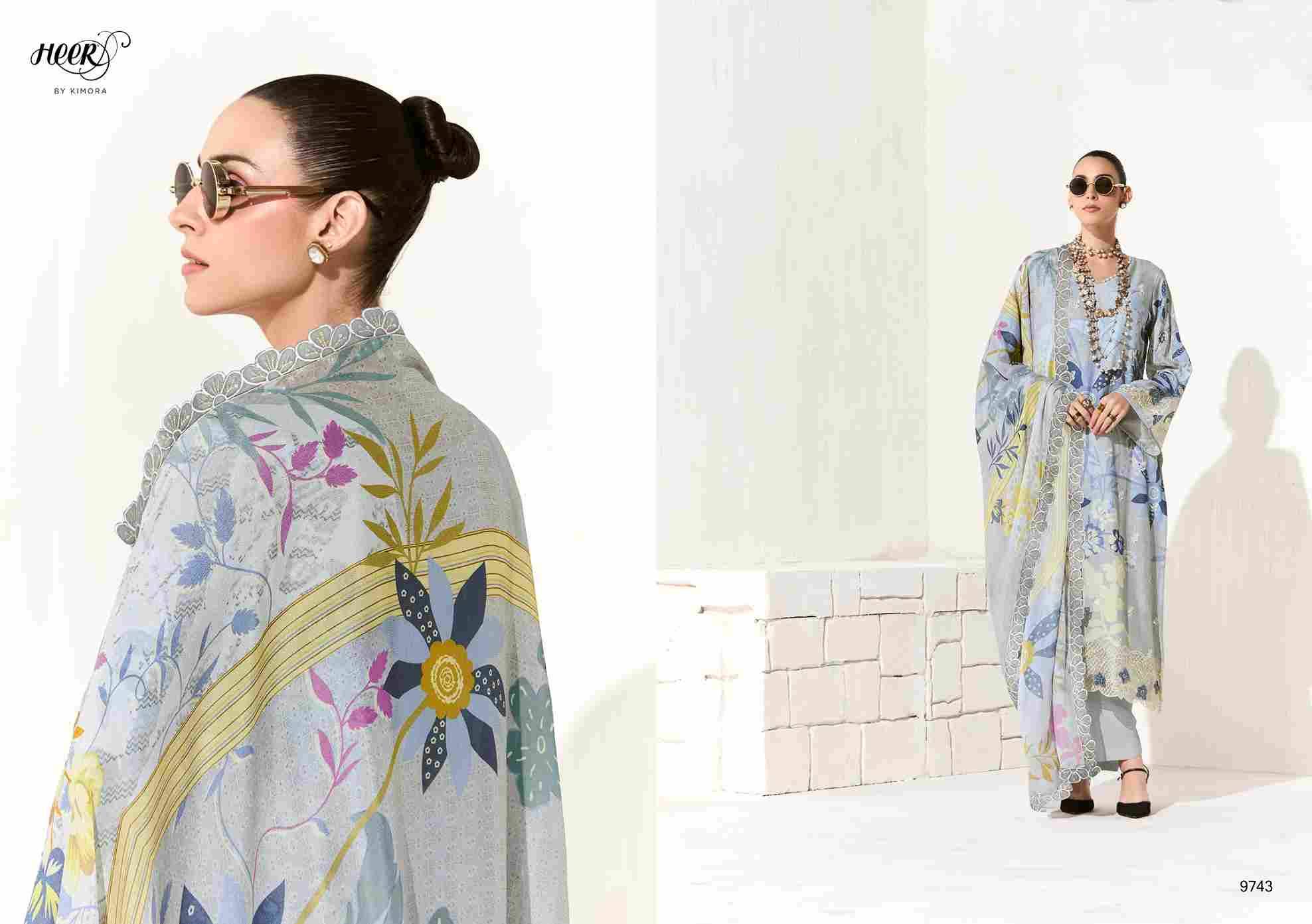 Vogue By Kimora Fashion 9741 To 9746 Series Designer Festive Suits Collection Beautiful Stylish Fancy Colorful Party Wear & Occasional Wear Pure Muslin Dresses At Wholesale Price