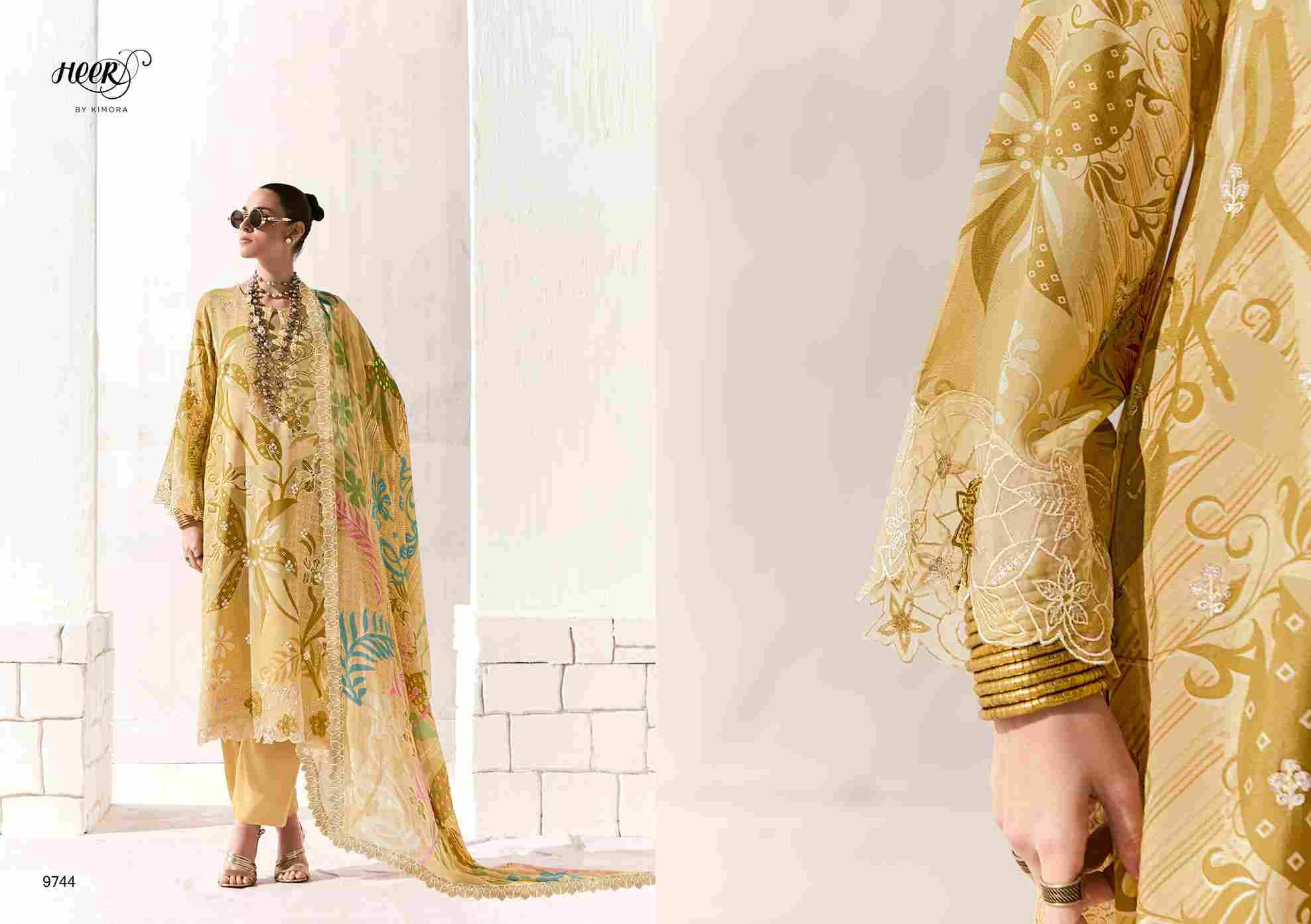 Vogue By Kimora Fashion 9741 To 9746 Series Designer Festive Suits Collection Beautiful Stylish Fancy Colorful Party Wear & Occasional Wear Pure Muslin Dresses At Wholesale Price