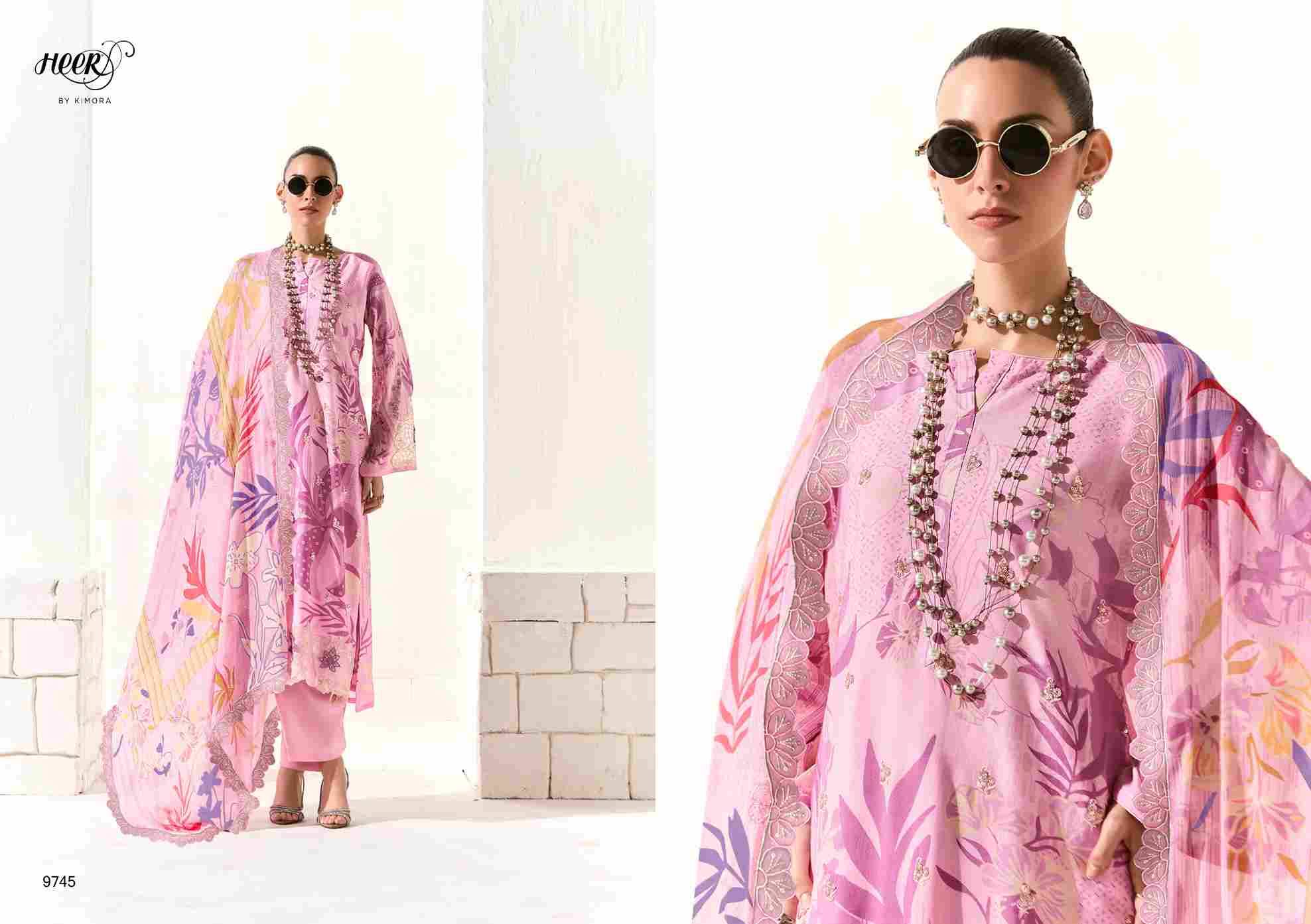 Vogue By Kimora Fashion 9741 To 9746 Series Designer Festive Suits Collection Beautiful Stylish Fancy Colorful Party Wear & Occasional Wear Pure Muslin Dresses At Wholesale Price