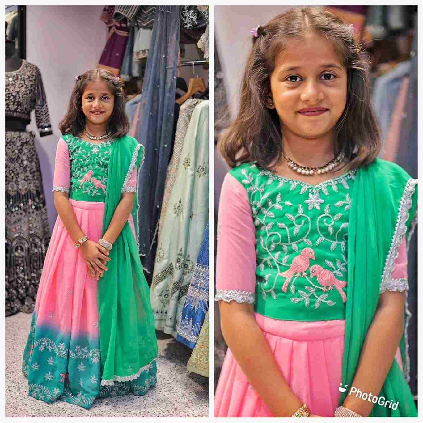 Pv-Kids Lehenga Vol-15 By Fashid Wholesale 01 To 02 Series Designer Beautiful Collection Occasional Wear & Party Wear Pure Georgette Lehengas At Wholesale Price