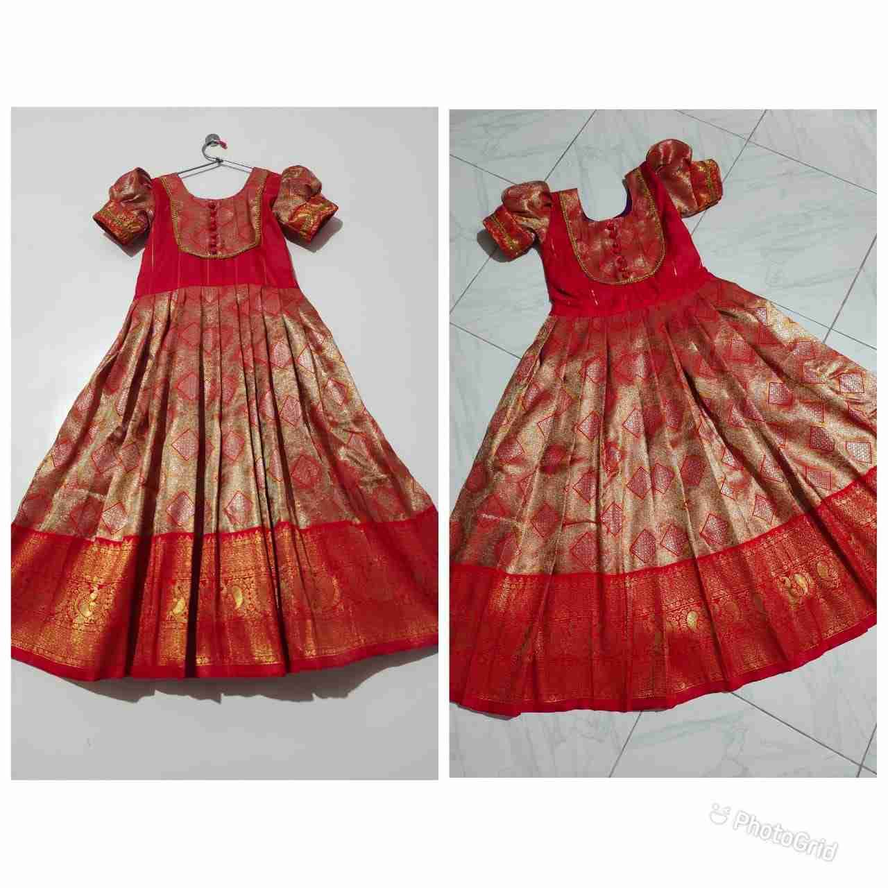 Pv-Kids-Gown Vol-10 By Fashid Wholesale 01 To 05 Series Designer Beautiful Collection Occasional Wear & Party Wear Silk Gowns At Wholesale Price