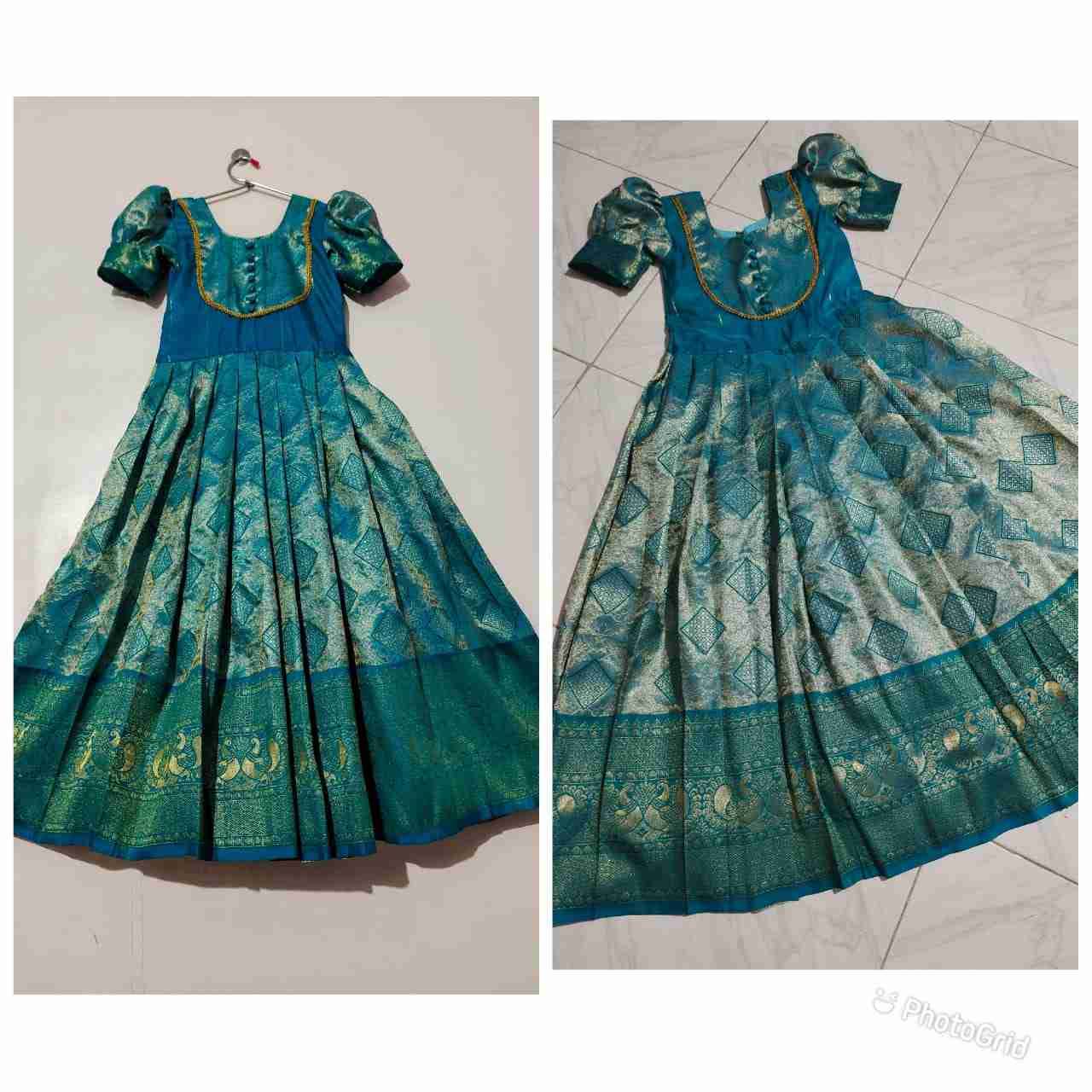 Pv-Kids-Gown Vol-10 By Fashid Wholesale 01 To 05 Series Designer Beautiful Collection Occasional Wear & Party Wear Silk Gowns At Wholesale Price