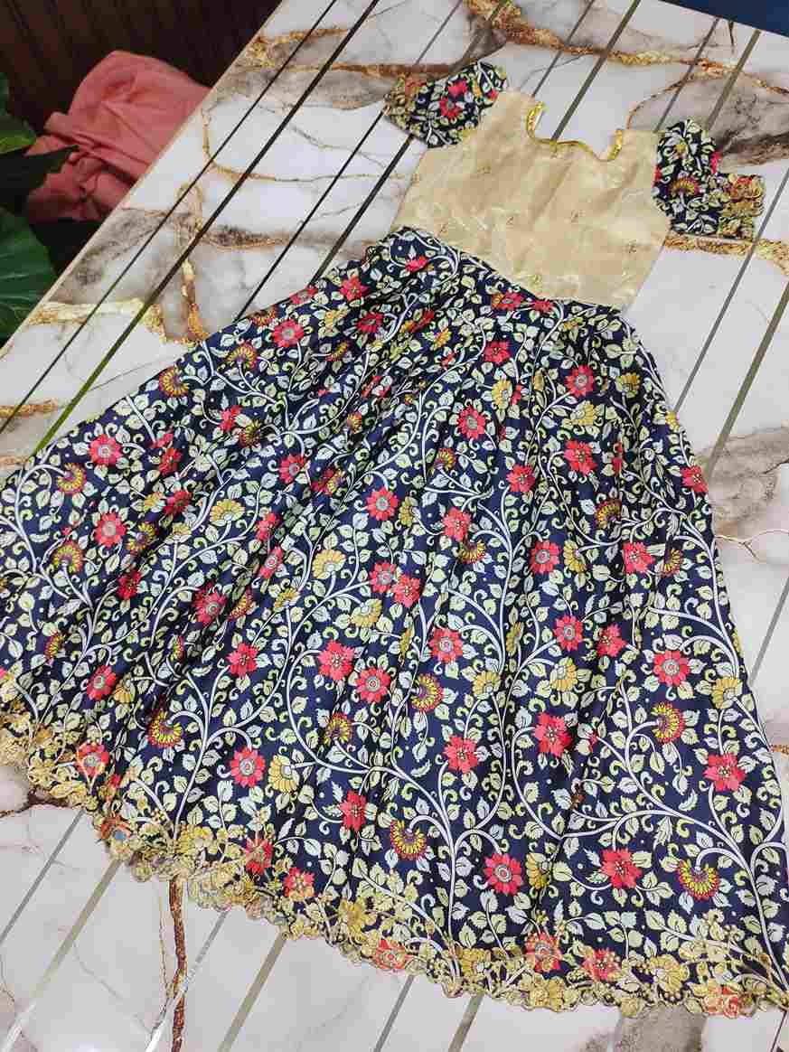 Pv-Kids-Gown Vol-11 By Fashid Wholesale 01 To 10 Series Designer Beautiful Collection Occasional Wear & Party Wear Pure Silk Gowns At Wholesale Price