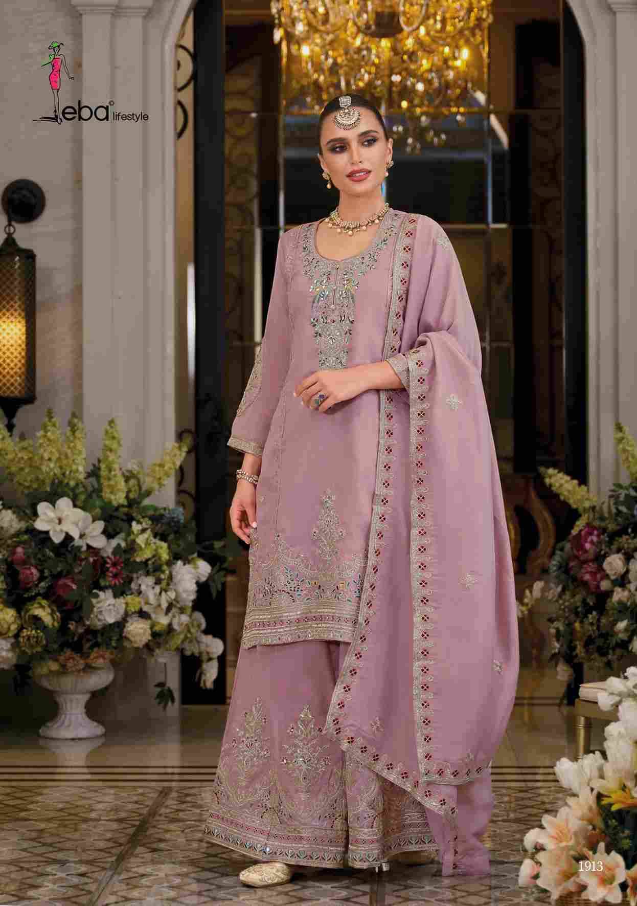 Paradise By Eba Lifestyle 1911 To 1913 Series Designer Sharara Suits Collection Beautiful Stylish Fancy Colorful Party Wear & Occasional Wear Simar Dresses At Wholesale Price