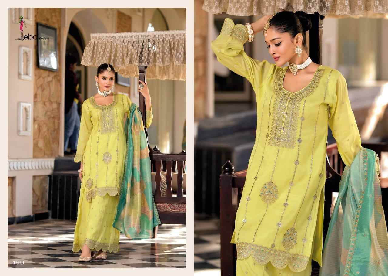 Diya By Eba Lifestyle 1860 To 1861 Series Designer Sharara Suits Collection Beautiful Stylish Fancy Colorful Party Wear & Occasional Wear Simar Dresses At Wholesale Price
