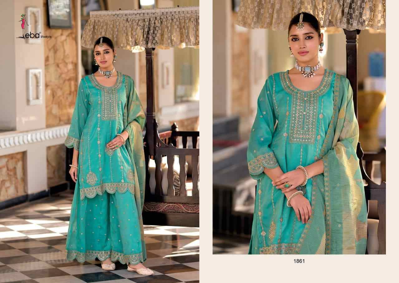 Diya By Eba Lifestyle 1860 To 1861 Series Designer Sharara Suits Collection Beautiful Stylish Fancy Colorful Party Wear & Occasional Wear Simar Dresses At Wholesale Price