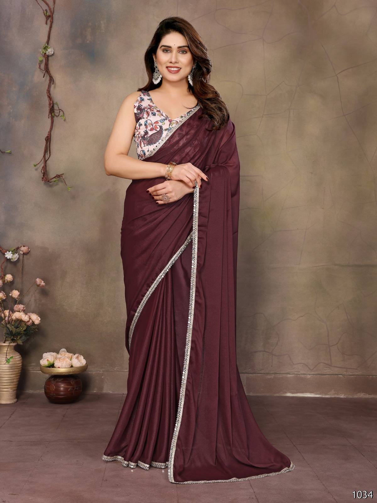 Durga Vol-4 By Fashid Wholesale 1033 To 1038 Series Indian Traditional Wear Collection Beautiful Stylish Fancy Colorful Party Wear & Occasional Wear Georgette Sarees At Wholesale Price
