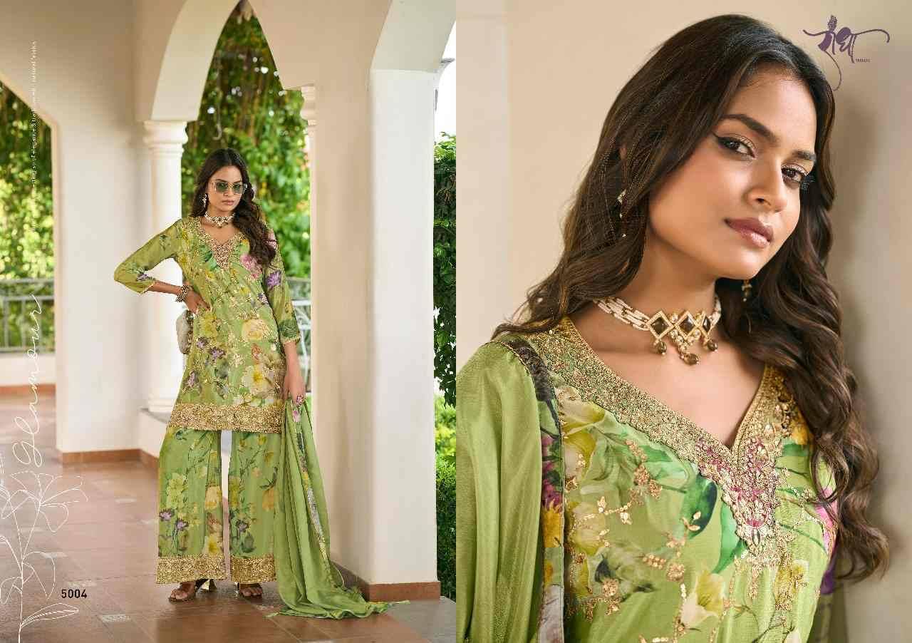 Phool By Radha Trendz 5001 To 5004 Series Festive Suits Beautiful Fancy Colorful Stylish Party Wear & Occasional Wear Pure Chinnon Dresses At Wholesale Price