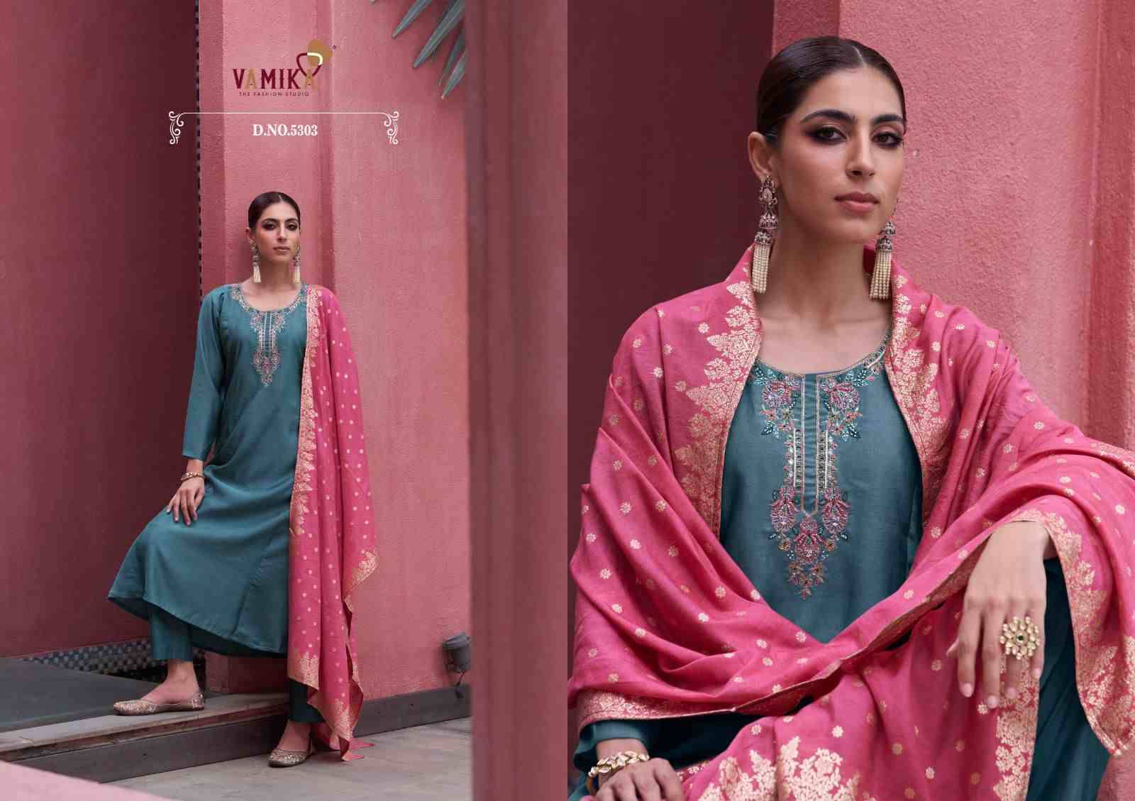 Liyana By Vamika 5301 To 5306 Series Beautiful Stylish Sharara Suits Fancy Colorful Casual Wear & Ethnic Wear & Ready To Wear Viscose Silk Dresses At Wholesale Price
