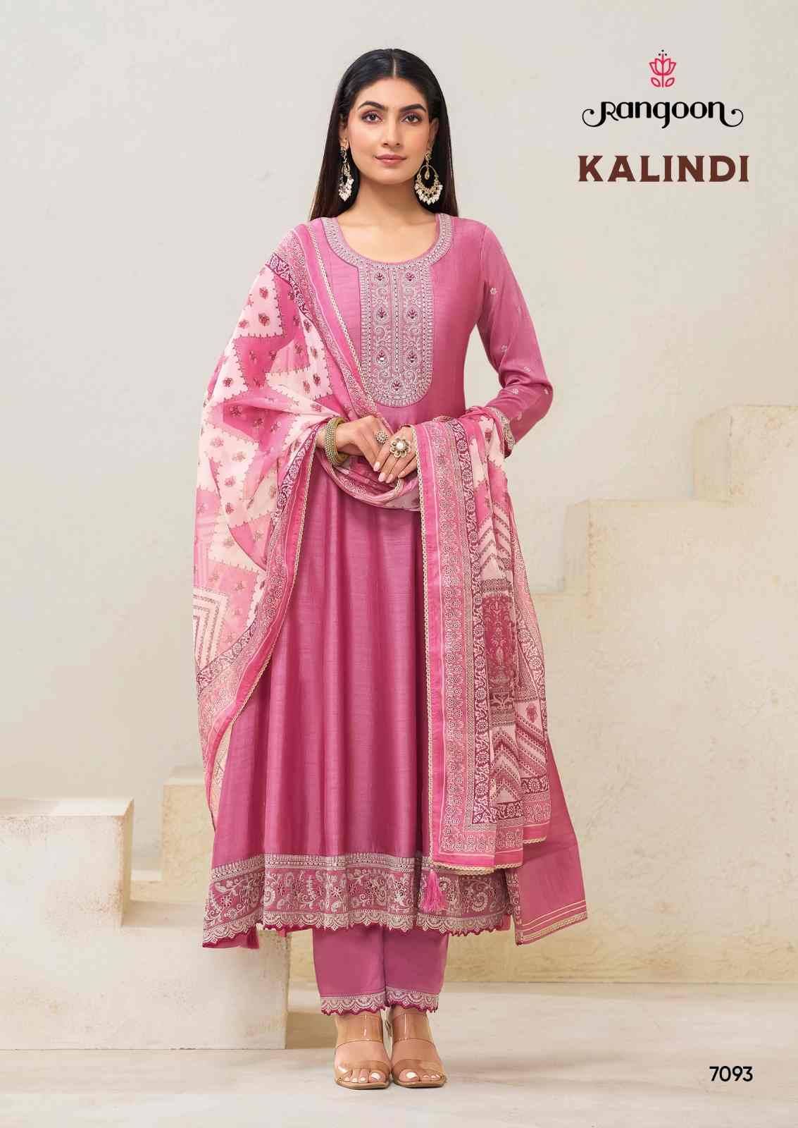 Kalindi By Rangoon 7091 To 7096 Series Beautiful Festive Suits Colorful Stylish Fancy Casual Wear & Ethnic Wear Silk Dresses At Wholesale Price