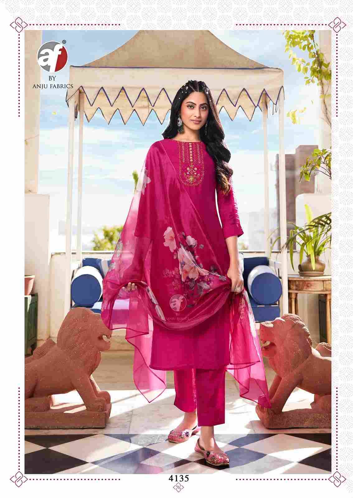 Nakhrali Vol-6 By Anju Fabrics 4131 To 4136 Series Designer Festive Suits Beautiful Stylish Fancy Colorful Party Wear & Occasional Wear Modal Silk Dresses At Wholesale Price
