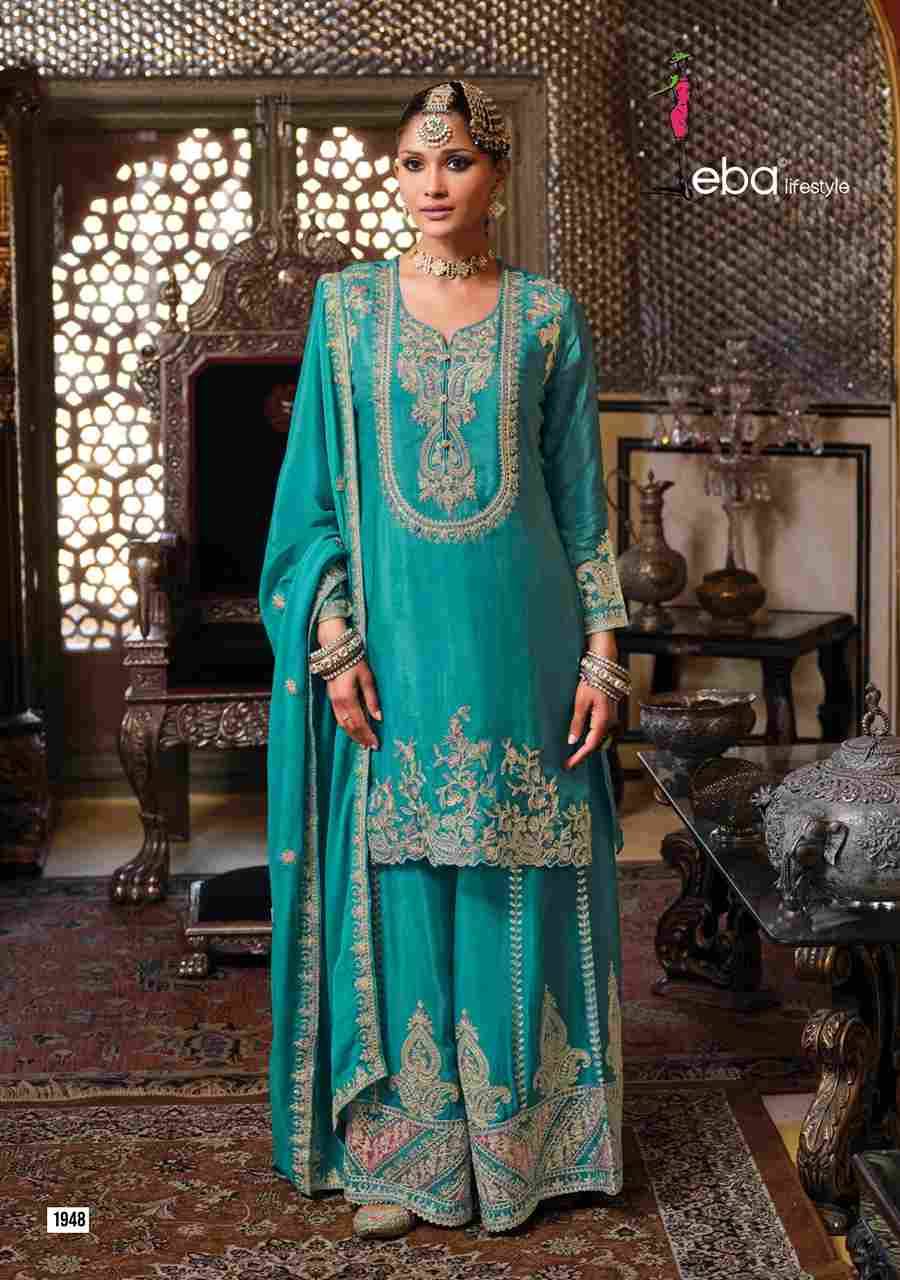 Chalini By Eba Lifestyle 1948 To 1950 Series Designer Sharara Suits Collection Beautiful Stylish Fancy Colorful Party Wear & Occasional Wear Heavy Chinnon Dresses At Wholesale Price