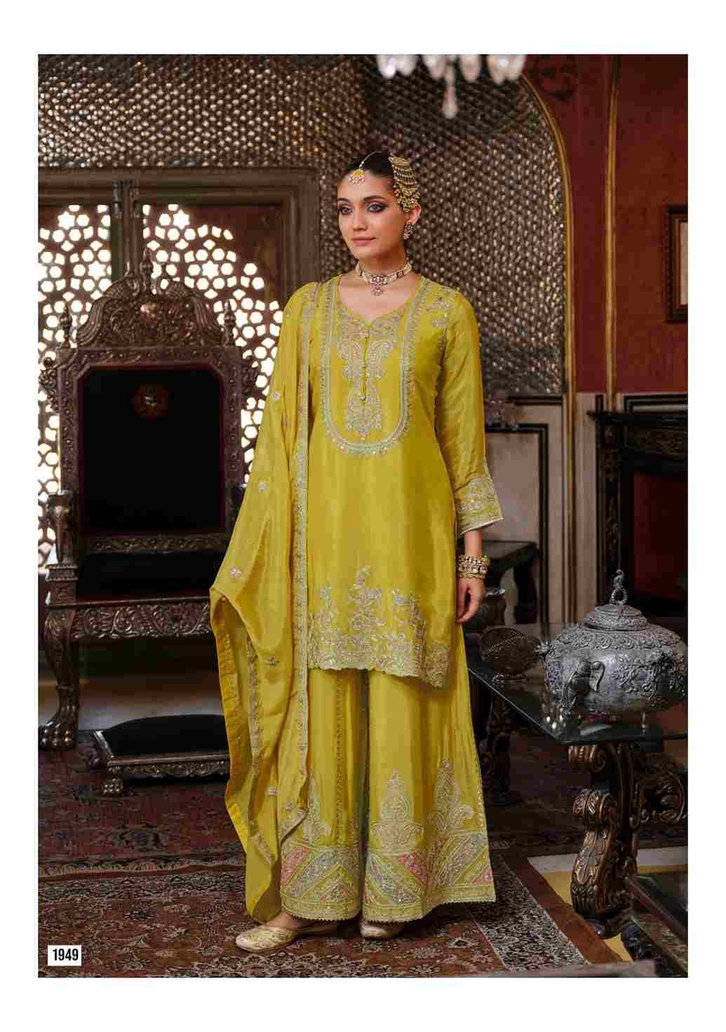 Chalini By Eba Lifestyle 1948 To 1950 Series Designer Sharara Suits Collection Beautiful Stylish Fancy Colorful Party Wear & Occasional Wear Heavy Chinnon Dresses At Wholesale Price