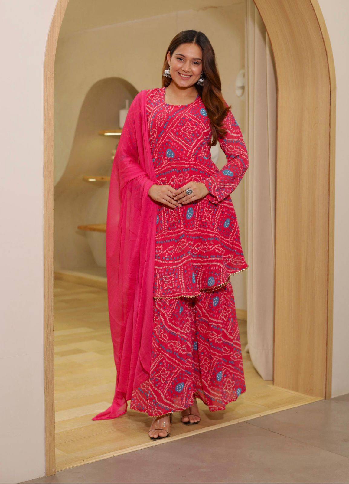 Sharara Special By Fashid Wholesale 01 To 02 Series Beautiful Sharara Suits Colorful Stylish Fancy Casual Wear & Ethnic Wear Faux Georgette Dresses At Wholesale Price