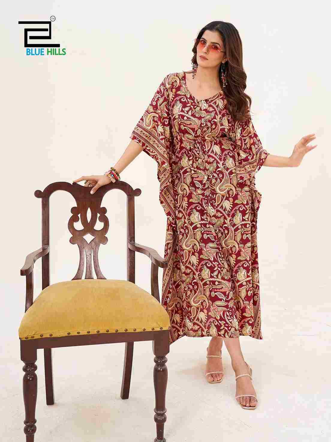 Kaftan Vol-3 By Kaamiri 01 To 04 Series Designer Stylish Fancy Colorful Beautiful Party Wear & Ethnic Wear Collection Heavy French Crepe Kaftan At Wholesale Price
