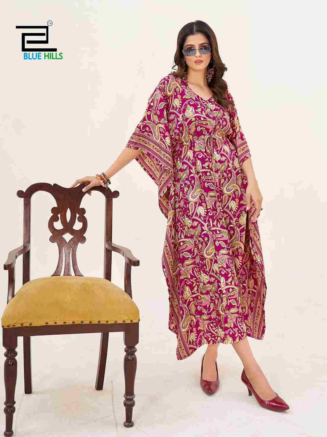 Kaftan Vol-3 By Kaamiri 01 To 04 Series Designer Stylish Fancy Colorful Beautiful Party Wear & Ethnic Wear Collection Heavy French Crepe Kaftan At Wholesale Price