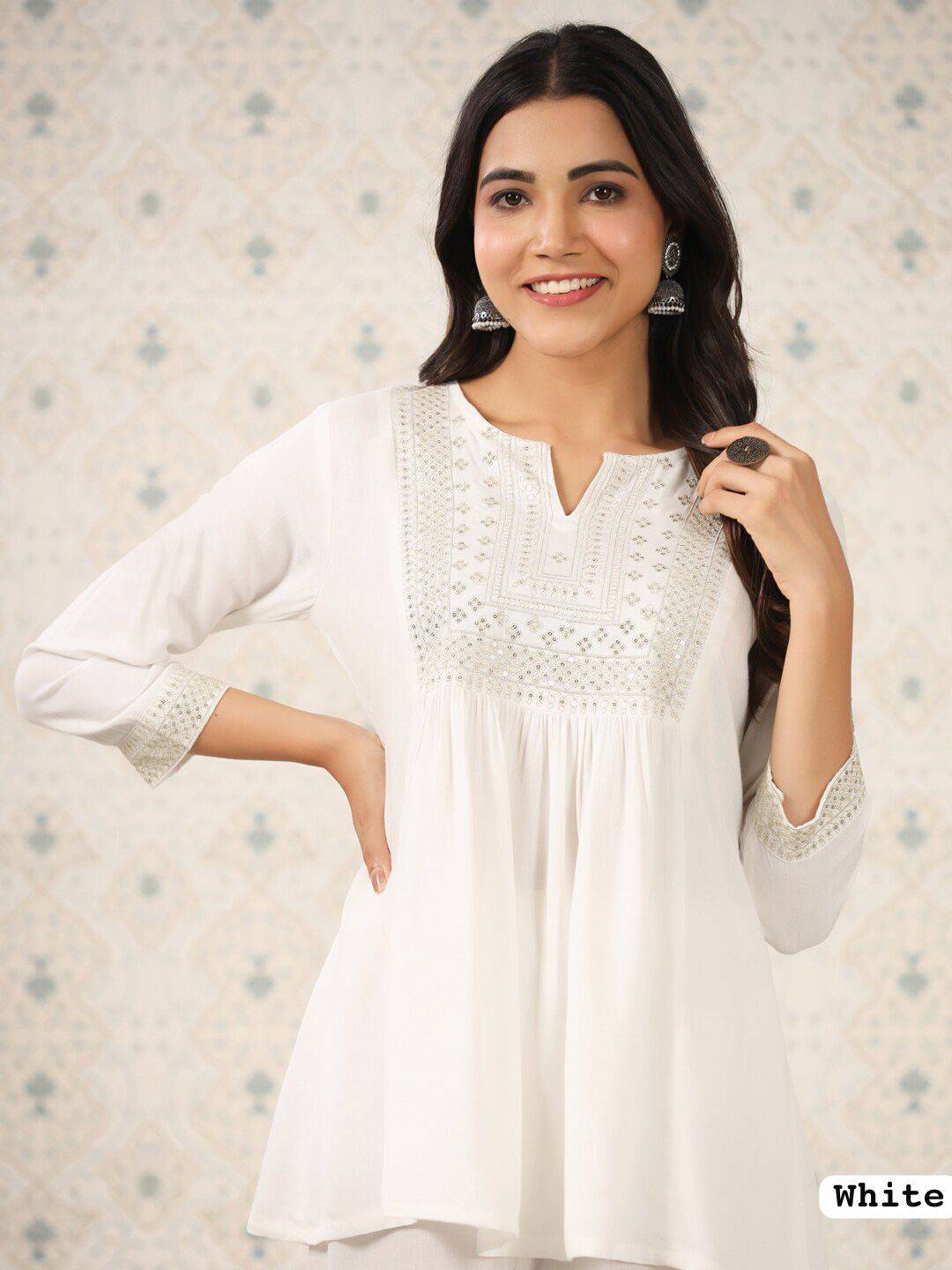 Adaa Vol-2 By Kaamiri 01 To 08 Series Designer Stylish Fancy Colorful Beautiful Party Wear & Ethnic Wear Collection Heavy Rayon Embroidered Tops At Wholesale Price