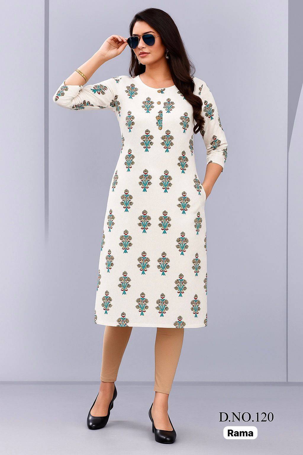Dno-120 By Kaamiri 01 To 04 Series Designer Stylish Fancy Colorful Beautiful Party Wear & Ethnic Wear Collection Rayon Print Tops At Wholesale Price