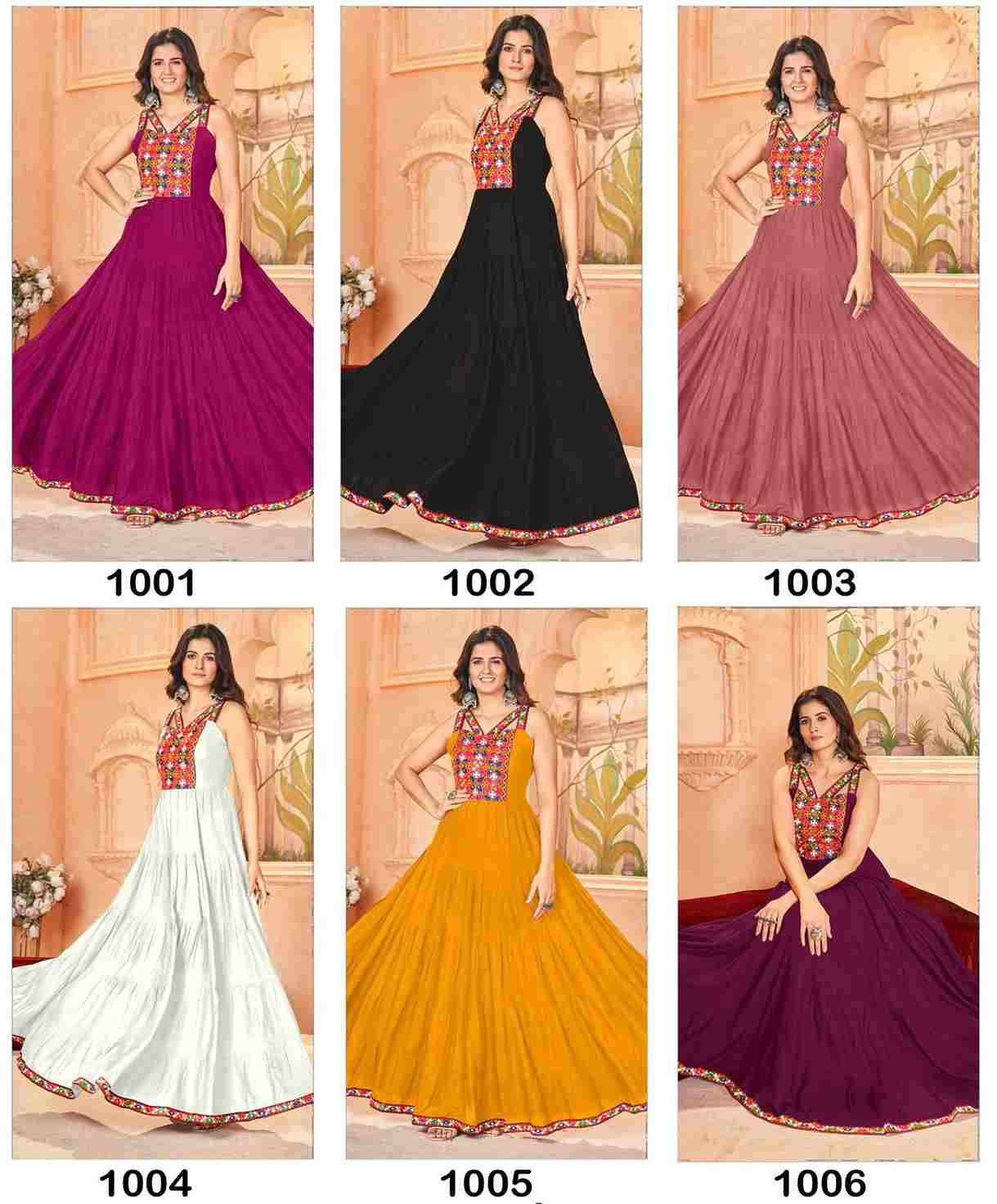 Ghumati By Kaamiri 01 To 06 Series Designer Stylish Fancy Colorful Beautiful Party Wear & Ethnic Wear Collection Heavy Rayon Gowns At Wholesale Price