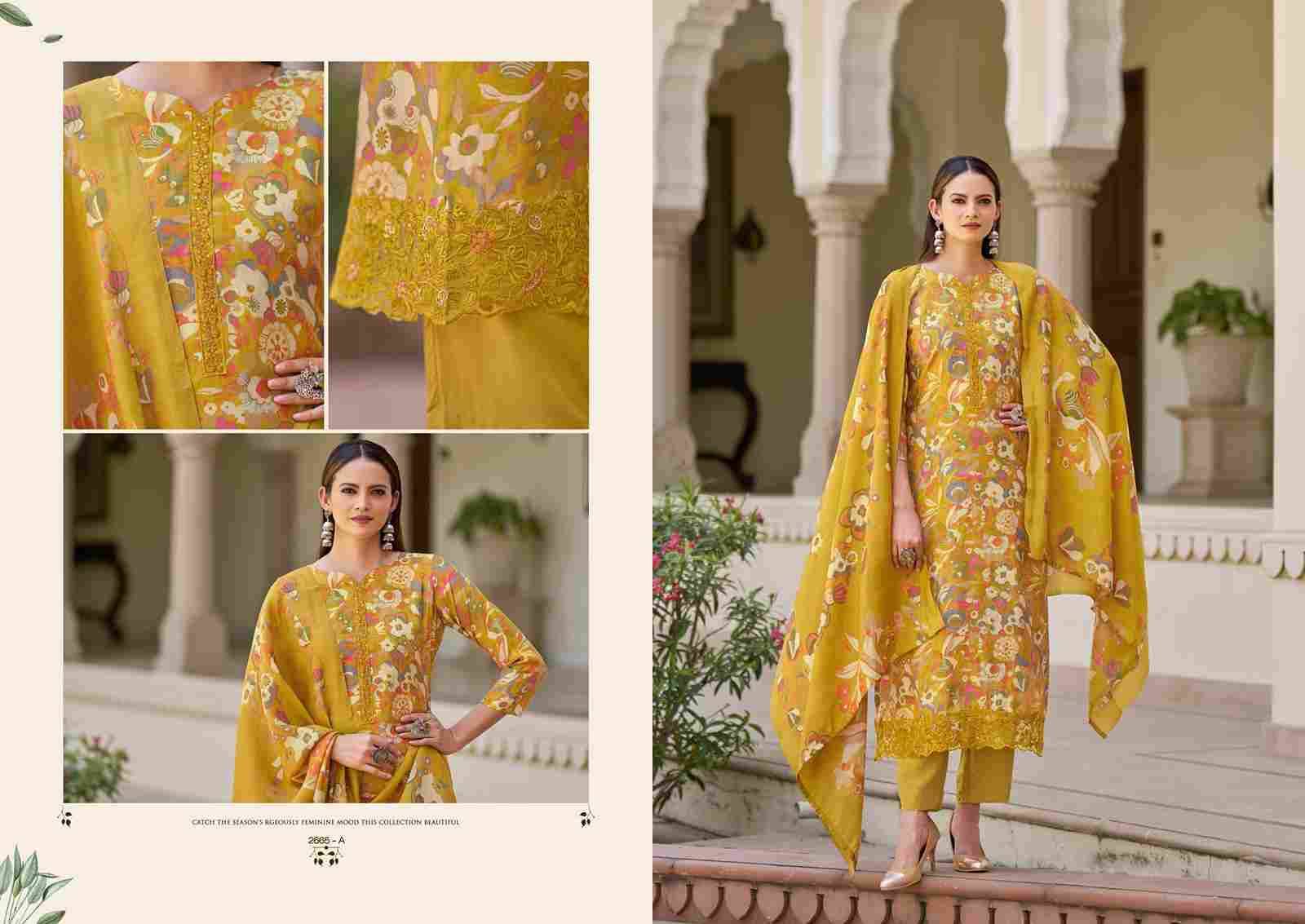 Mari Gold By Sargam Prints 2665-A To 2665-D Series Beautiful Festive Suits Stylish Fancy Colorful Casual Wear & Ethnic Wear Pure Viscose Muslin Print Dresses At Wholesale Price