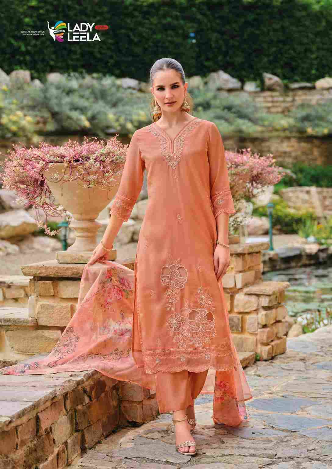 Varnika Vol-2 By Lady Leela 31161 To 31164 Series Designer Festive Suits Collection Beautiful Stylish Fancy Colorful Party Wear & Occasional Wear Organza Dresses At Wholesale Price