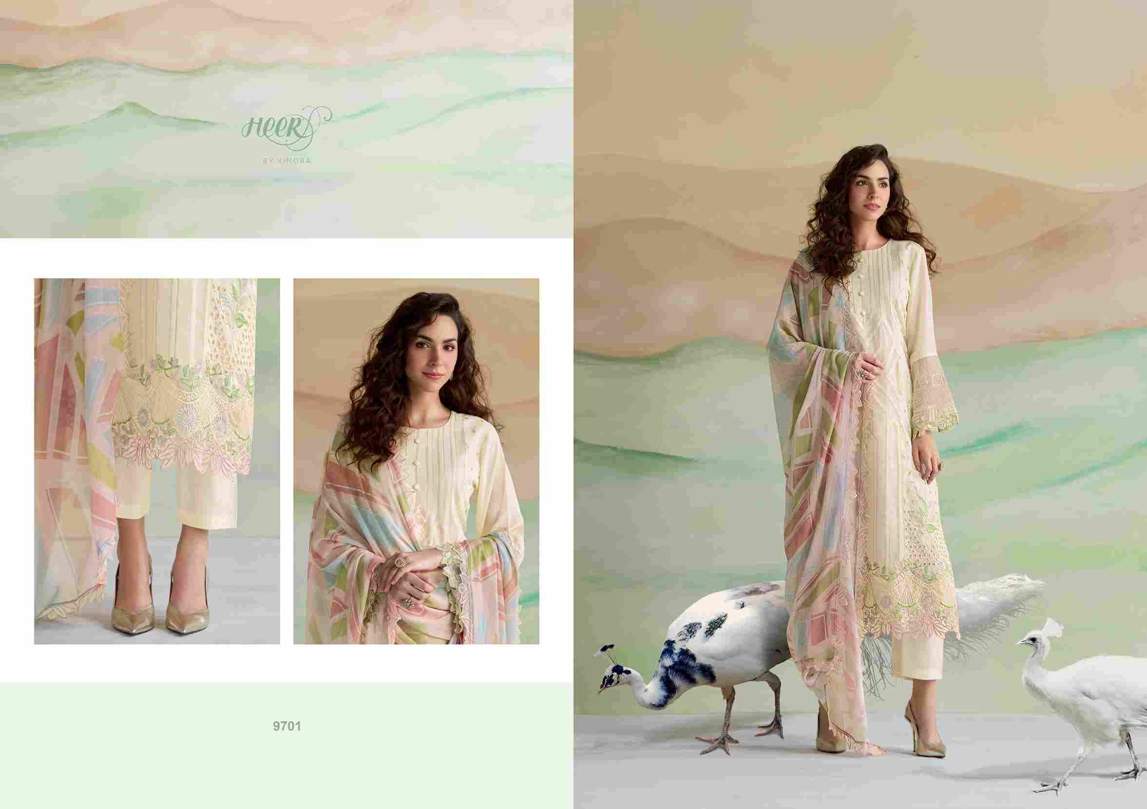 Kashmira By Kimora Fashion 9701 To 9706 Series Designer Festive Suits Collection Beautiful Stylish Fancy Colorful Party Wear & Occasional Wear Pure Muslin Dresses At Wholesale Price