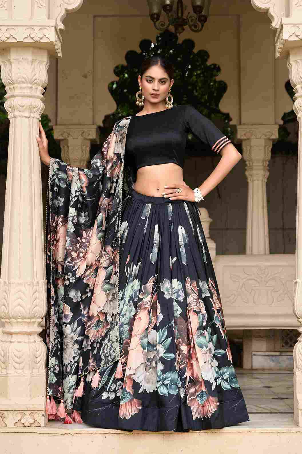 Pc-22 By Fashid Wholesale 01 To 04 Series Navratri Wear Collection Beautiful Stylish Colorful Fancy Party Wear & Occasional Wear Pure Dola Tussar Silk Lehengas At Wholesale Price