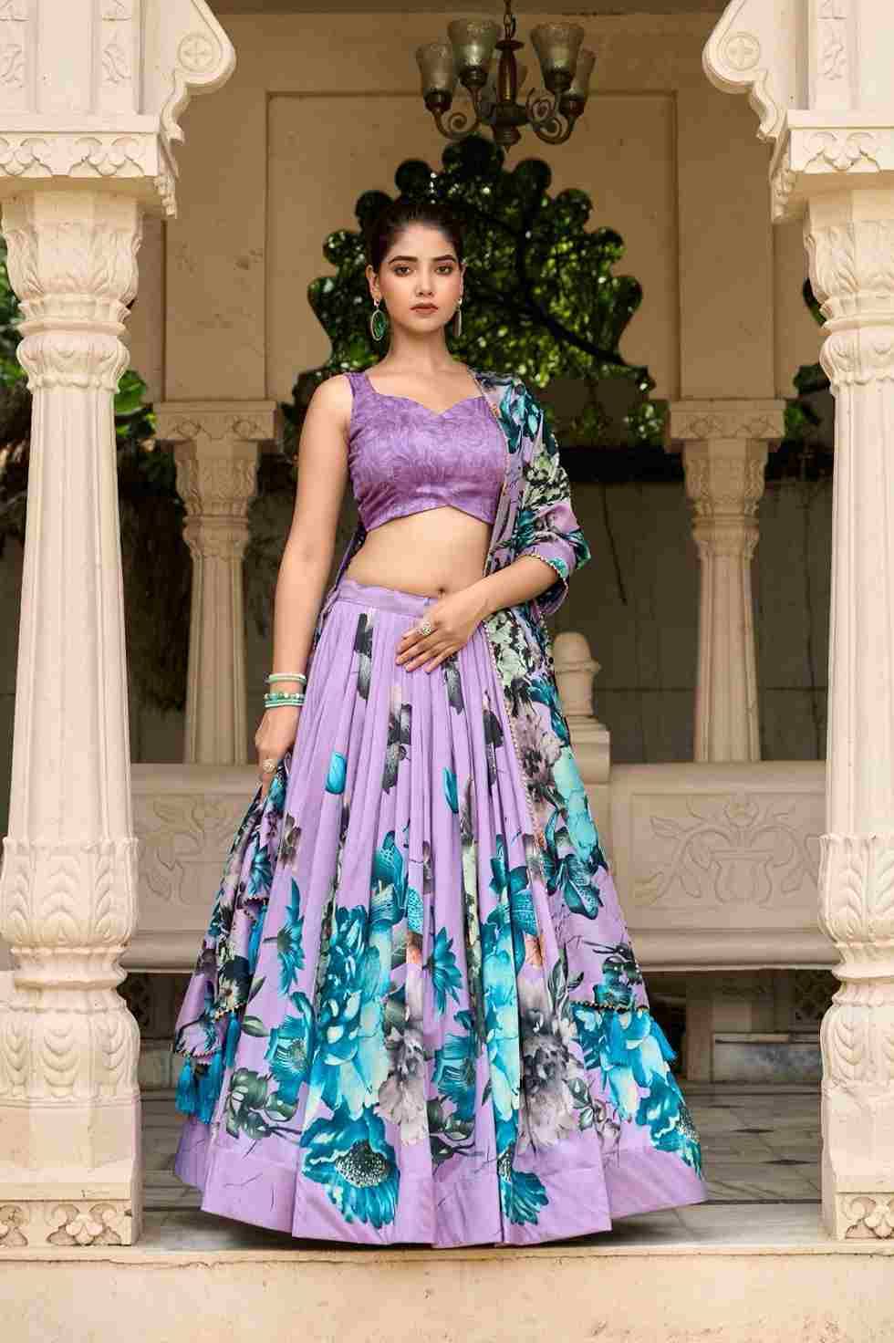 Pc-22 By Fashid Wholesale 01 To 04 Series Navratri Wear Collection Beautiful Stylish Colorful Fancy Party Wear & Occasional Wear Pure Dola Tussar Silk Lehengas At Wholesale Price