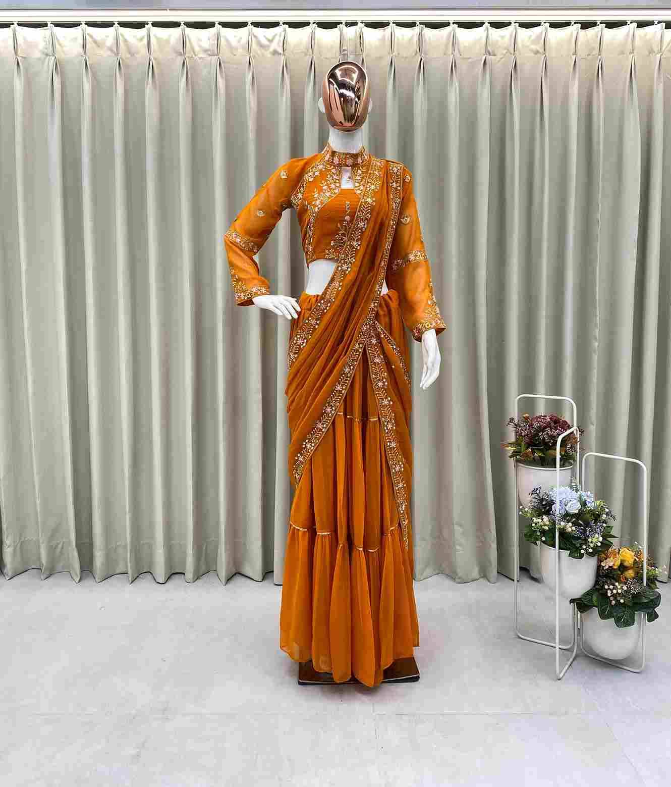 Pc-27 By Fashid Wholesale 01 To 06 Series Navratri Wear Collection Beautiful Stylish Colorful Fancy Party Wear & Occasional Wear Faux Georgette Lehengas At Wholesale Price