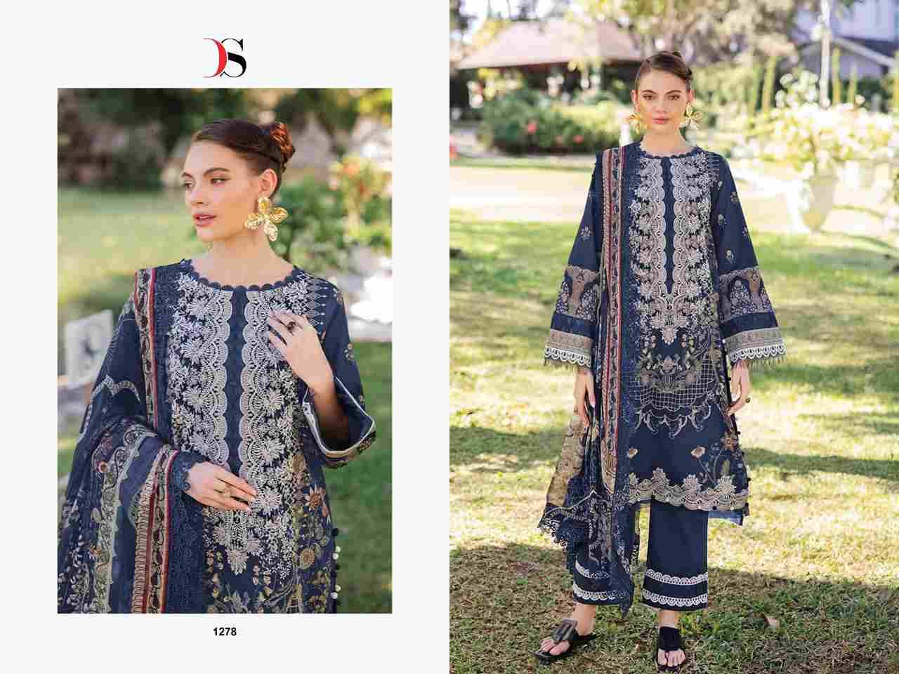 Jade Urbane-25 Vol-4 By Deepsy Suits 1271 To 1278 Series Pakistani Stylish Beautiful Colourful Printed & Embroidered Party Wear & Occasional Wear Pure Cotton Dresses At Wholesale Price