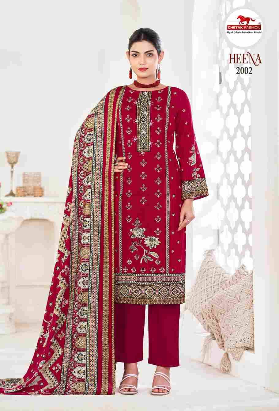 Heena Vol-2 By Chetak Fashion 2001 To 2008 Series Beautiful Festive Suits Colorful Stylish Fancy Casual Wear & Ethnic Wear Rayon Print Dresses At Wholesale Price