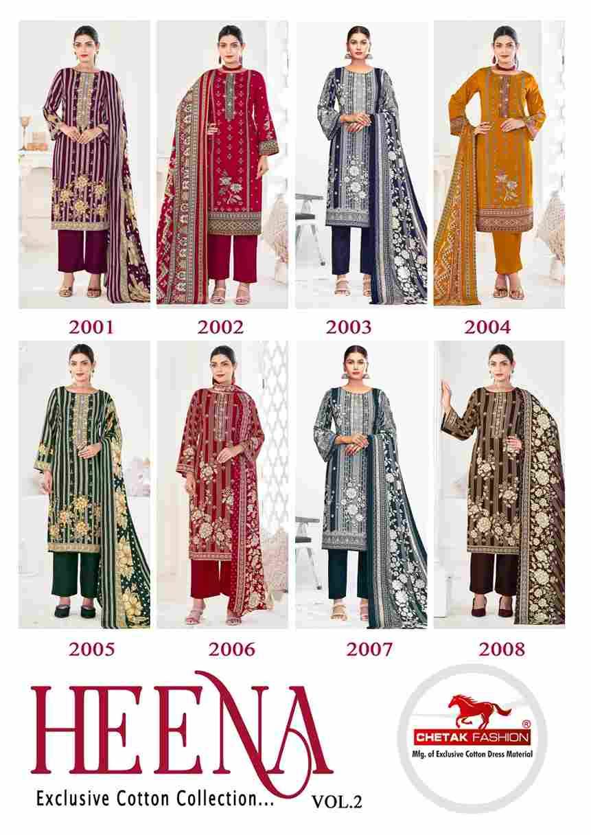 Heena Vol-2 By Chetak Fashion 2001 To 2008 Series Beautiful Festive Suits Colorful Stylish Fancy Casual Wear & Ethnic Wear Rayon Print Dresses At Wholesale Price