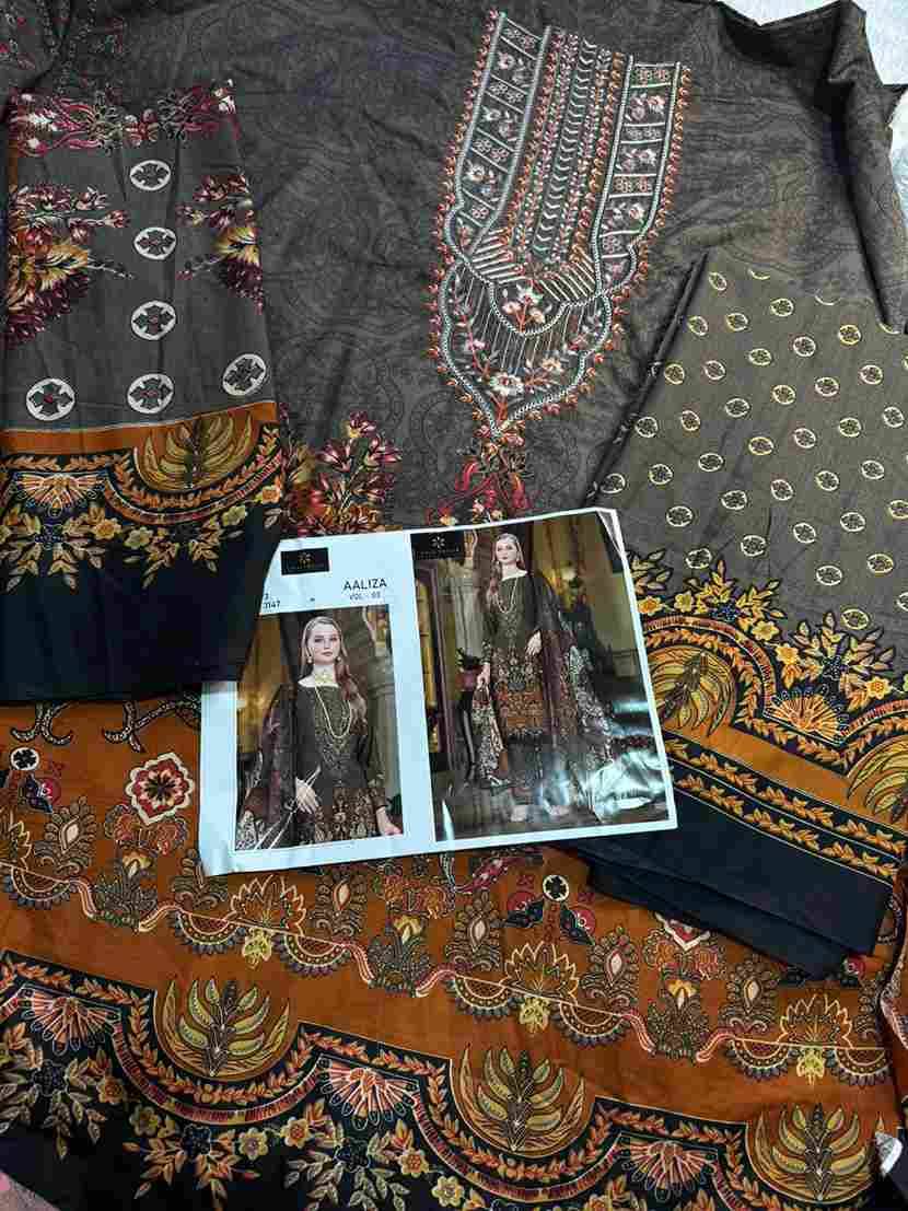 Aaliza Vol-3 By Aaliz Prints 3144 To 3147 Series Beautiful Pakistani Suits Stylish Fancy Colorful Casual Wear & Ethnic Wear Cotton Digital Print Dresses At Wholesale Price