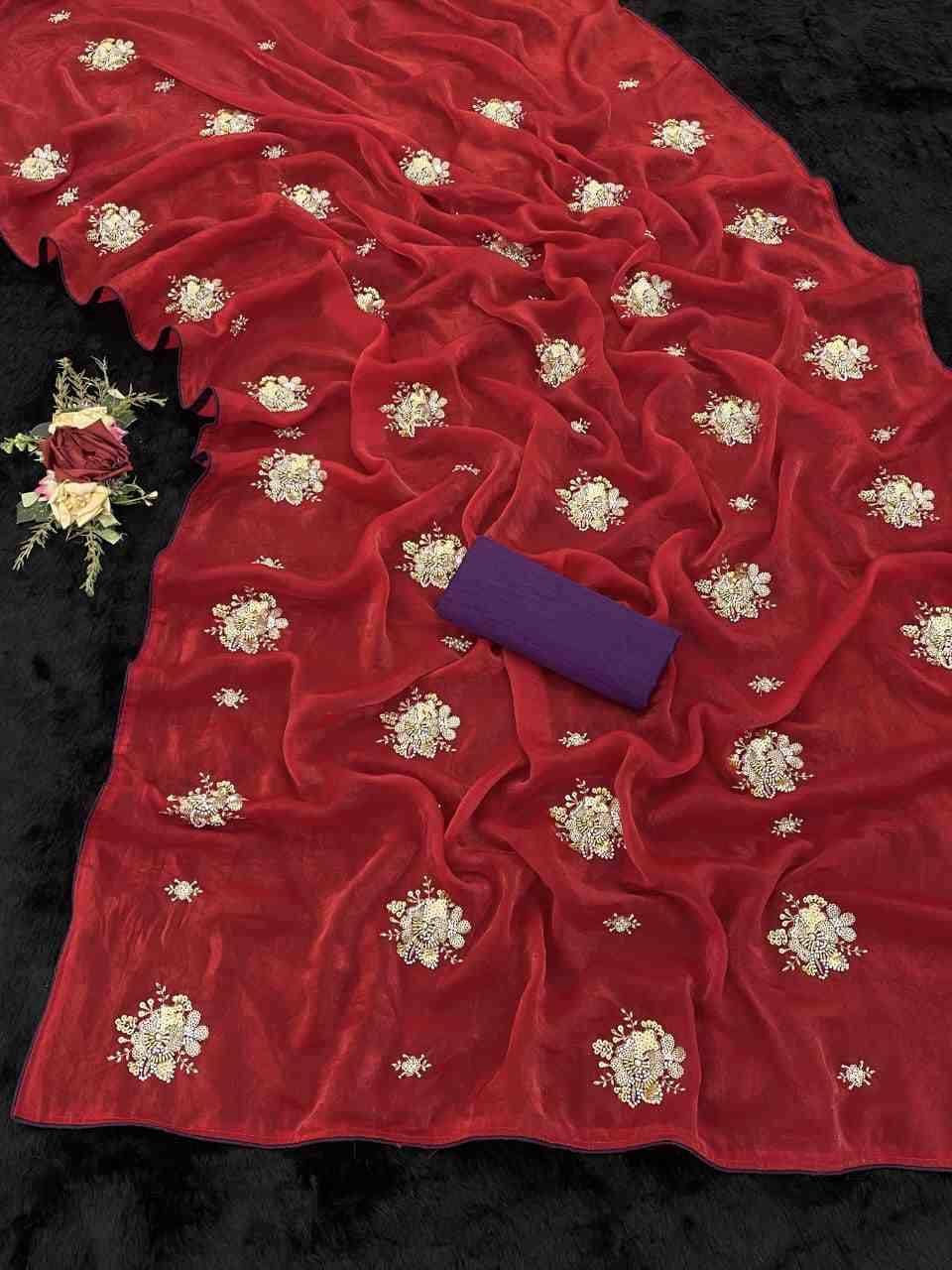 Vs-Boxer By Fashid Wholesale 01 To 02 Series Indian Traditional Wear Collection Beautiful Stylish Fancy Colorful Party Wear & Occasional Wear Jimmy Choo Sarees At Wholesale Price
