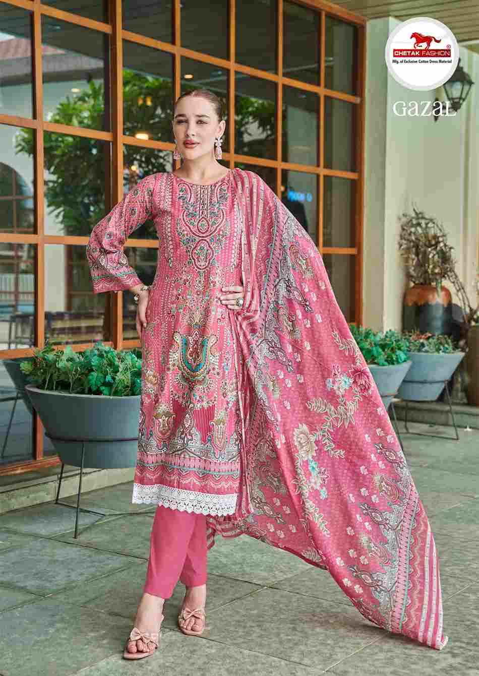 Gazal Vol-2 By Chetak Fashion 2001 To 2008 Series Beautiful Festive Suits Colorful Stylish Fancy Casual Wear & Ethnic Wear Cambric Cotton Print Dresses At Wholesale Price
