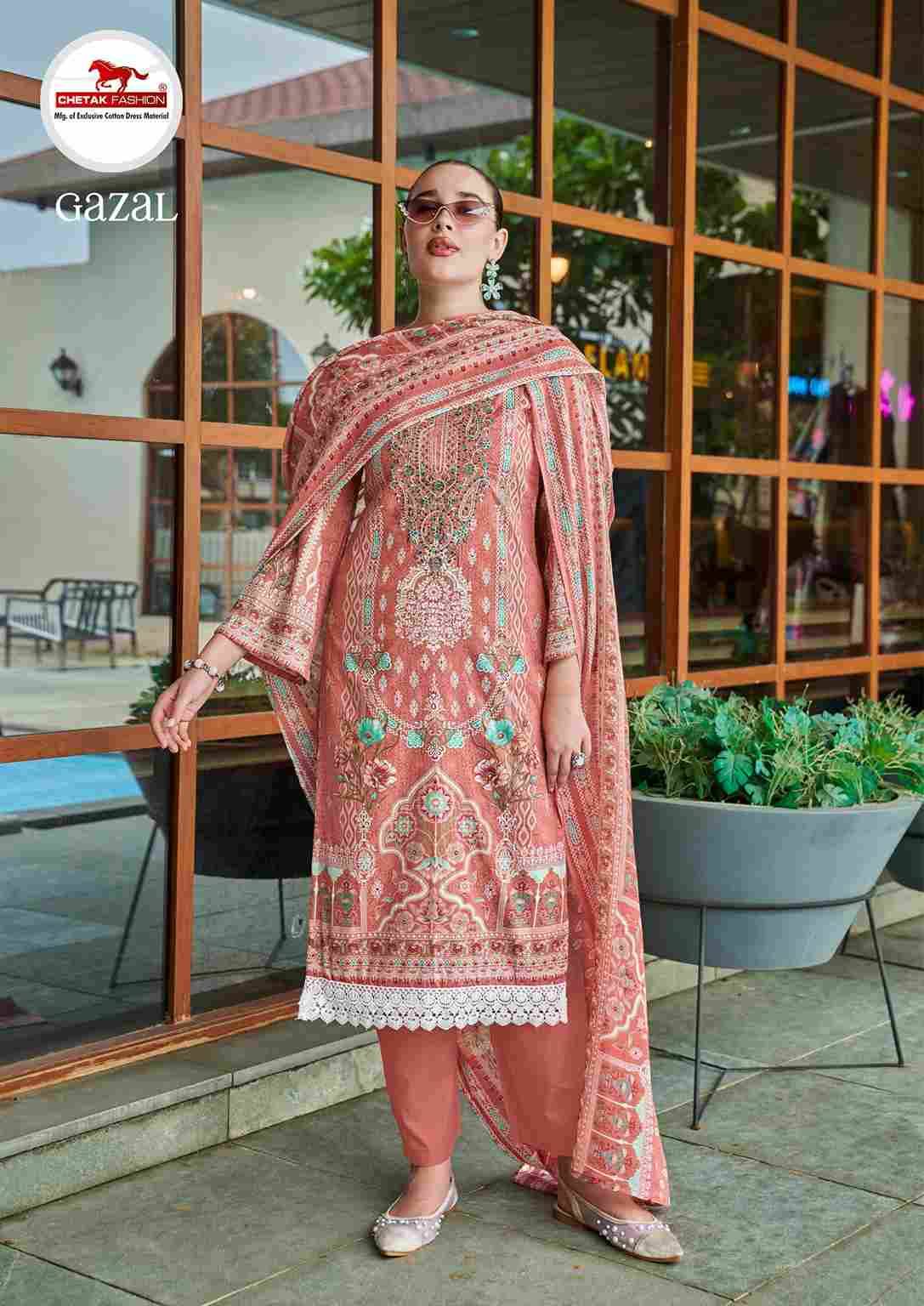Gazal Vol-2 By Chetak Fashion 2001 To 2008 Series Beautiful Festive Suits Colorful Stylish Fancy Casual Wear & Ethnic Wear Cambric Cotton Print Dresses At Wholesale Price