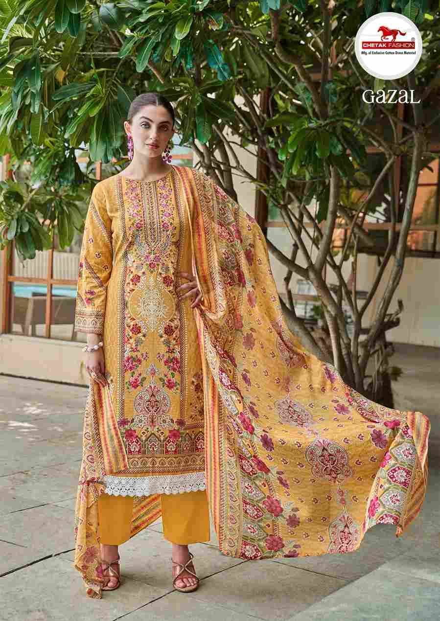 Gazal Vol-2 By Chetak Fashion 2001 To 2008 Series Beautiful Festive Suits Colorful Stylish Fancy Casual Wear & Ethnic Wear Cambric Cotton Print Dresses At Wholesale Price