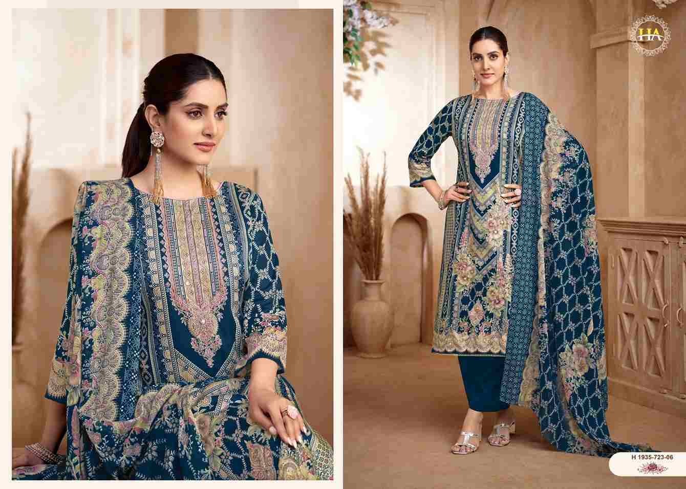 Meheroon Vol-13 By Harshit Fashion Hub 1935-723-01 To 1935-723-06 Series Beautiful Suits Colorful Stylish Fancy Casual Wear & Ethnic Wear Pure Viscose Rayon Print Dresses At Wholesale Price