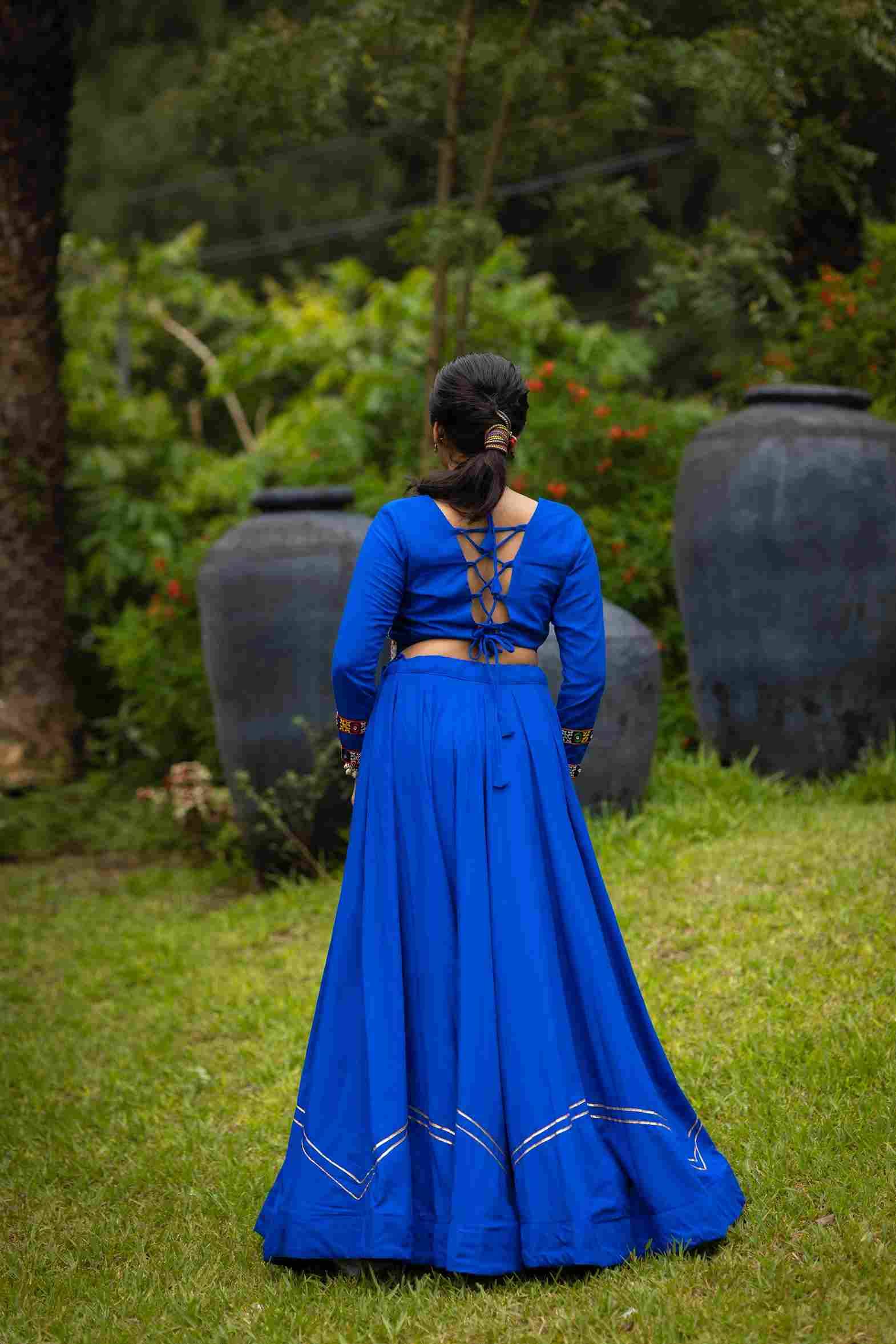 Gr-8056 By Fashid Wholesale Navratri Wear Collection Beautiful Stylish Colorful Fancy Party Wear & Occasional Wear Pure Rayon Cotton Lehengas At Wholesale Price