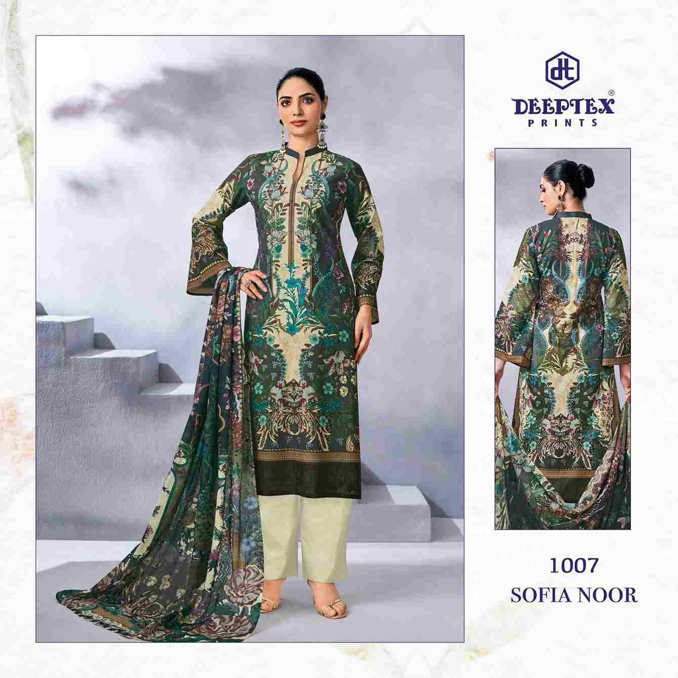 Sofia Noor By Deeptex Prints 1001 To 1008 Series Beautiful Festive Suits Stylish Fancy Colorful Casual Wear & Ethnic Wear Pure Lawn Print Dresses At Wholesale Price