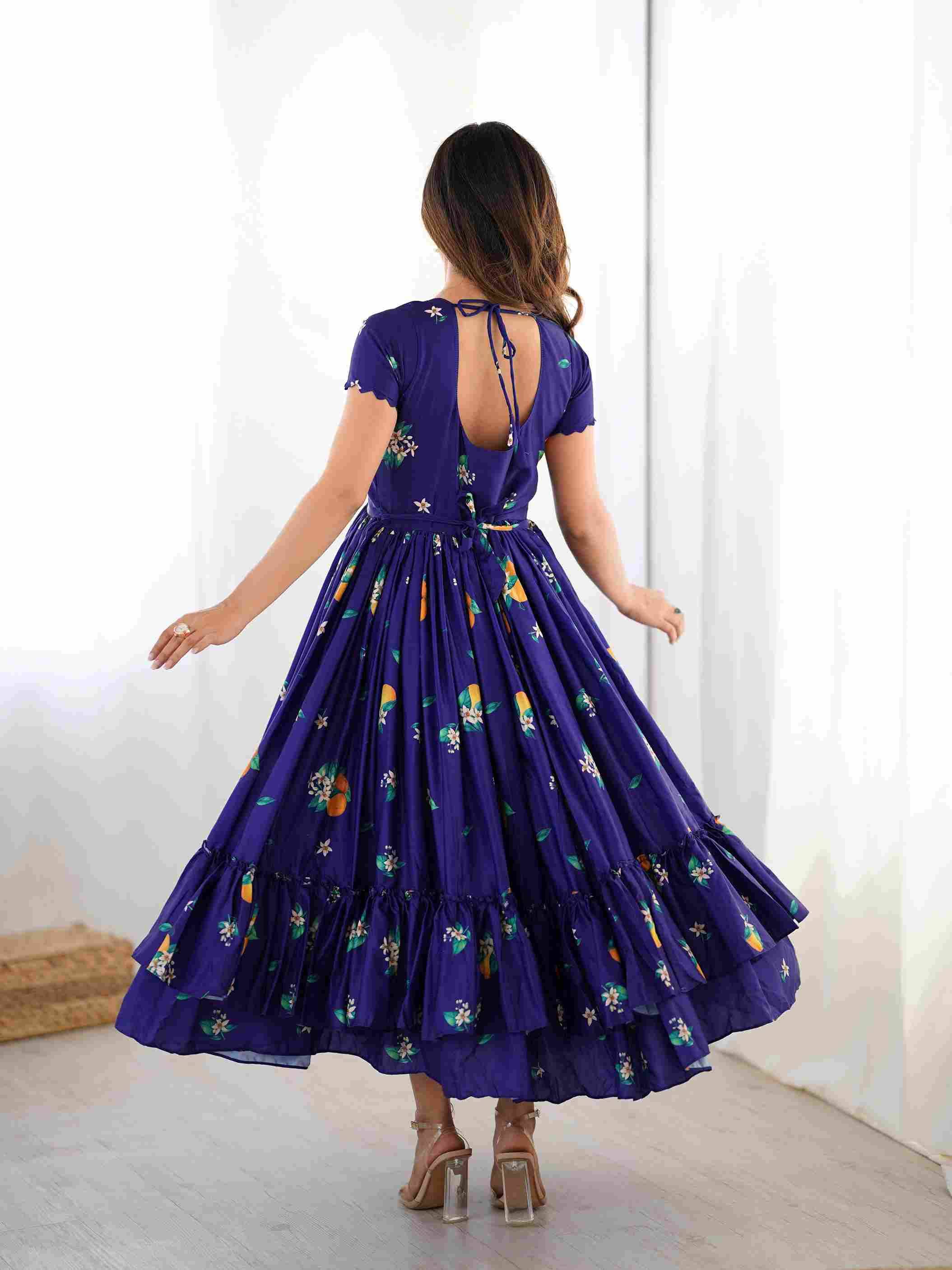 Gr-8109 By Fashid Wholesale Designer Stylish Fancy Colorful Beautiful Party Wear & Ethnic Wear Collection Muslin Silk Gowns At Wholesale Price