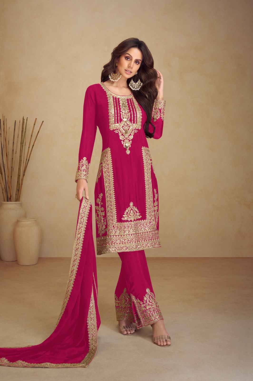 Apsara Vol-5 By Gulkayra Designer 7473-Q To 7473-U Series Beautiful Festive Suits Colorful Stylish Fancy Casual Wear & Ethnic Wear Chinnon With Work Dresses At Wholesale Price