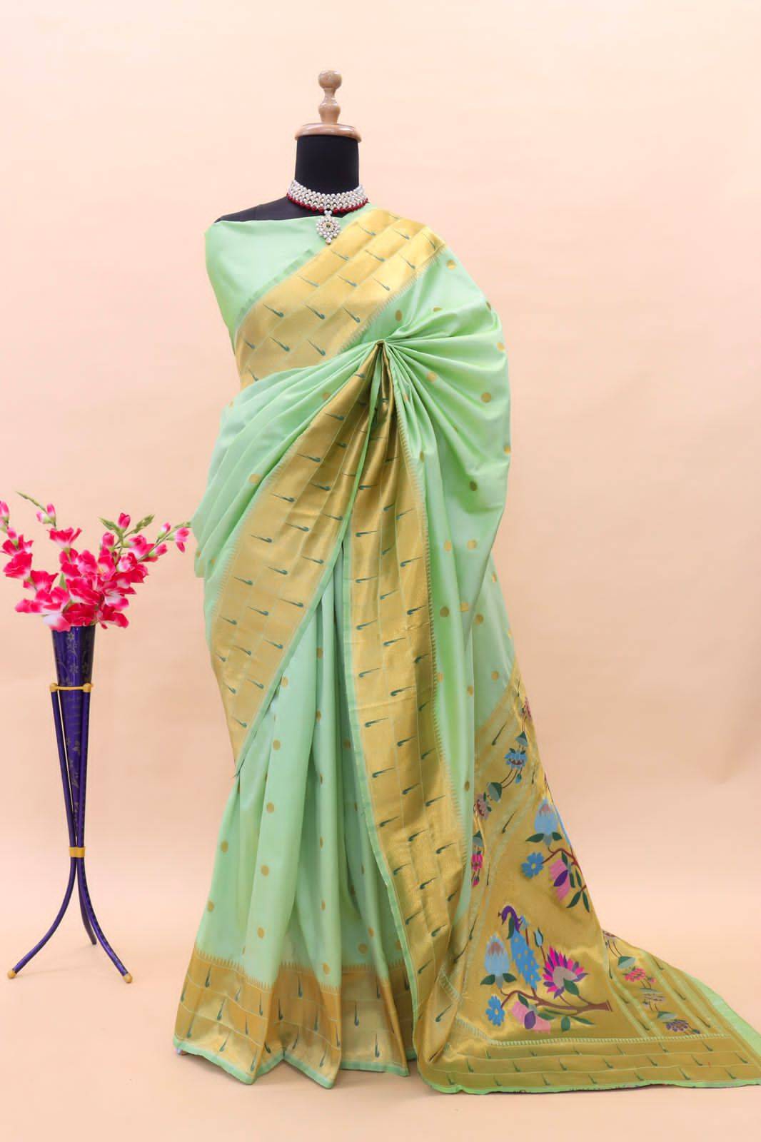 Pt-Avantika By Fashid Wholesale 01 To 09 Series Indian Traditional Wear Collection Beautiful Stylish Fancy Colorful Party Wear & Occasional Wear Paithani Pure Silk Sarees At Wholesale Price