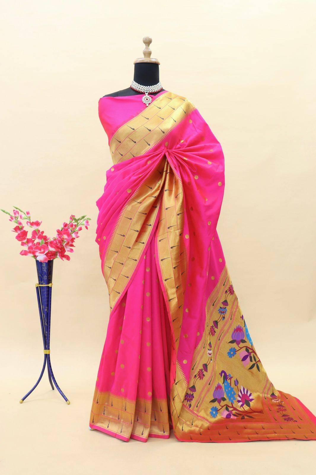 Pt-Avantika By Fashid Wholesale 01 To 09 Series Indian Traditional Wear Collection Beautiful Stylish Fancy Colorful Party Wear & Occasional Wear Paithani Pure Silk Sarees At Wholesale Price