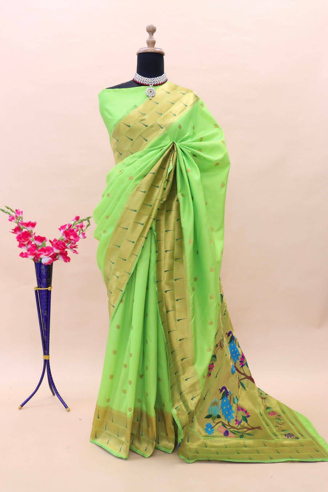 Pt-Avantika By Fashid Wholesale 01 To 09 Series Indian Traditional Wear Collection Beautiful Stylish Fancy Colorful Party Wear & Occasional Wear Paithani Pure Silk Sarees At Wholesale Price