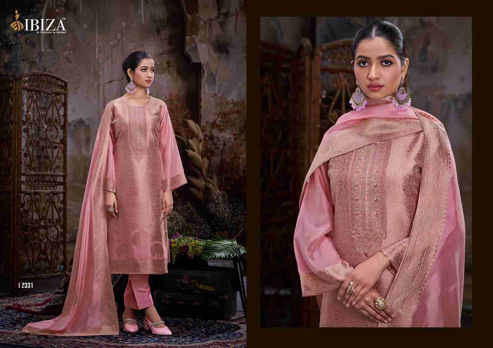 Sakhi Vol-11 By Ibiza 2331 To 2334 Series Designer Festive Suits Beautiful Fancy Stylish Colorful Party Wear & Occasional Wear Pure Silk Jacquard Dresses At Wholesale Price