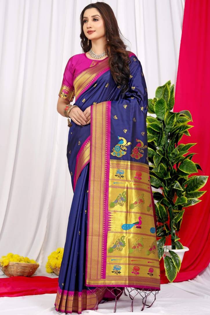 Pt-Chandramukhi Vol-2 By Fashid Whoesale 01 To 11 Series Indian Traditional Wear Collection Beautiful Stylish Fancy Colorful Party Wear & Occasional Wear Paithani Pure Silk Sarees At Wholesale Price