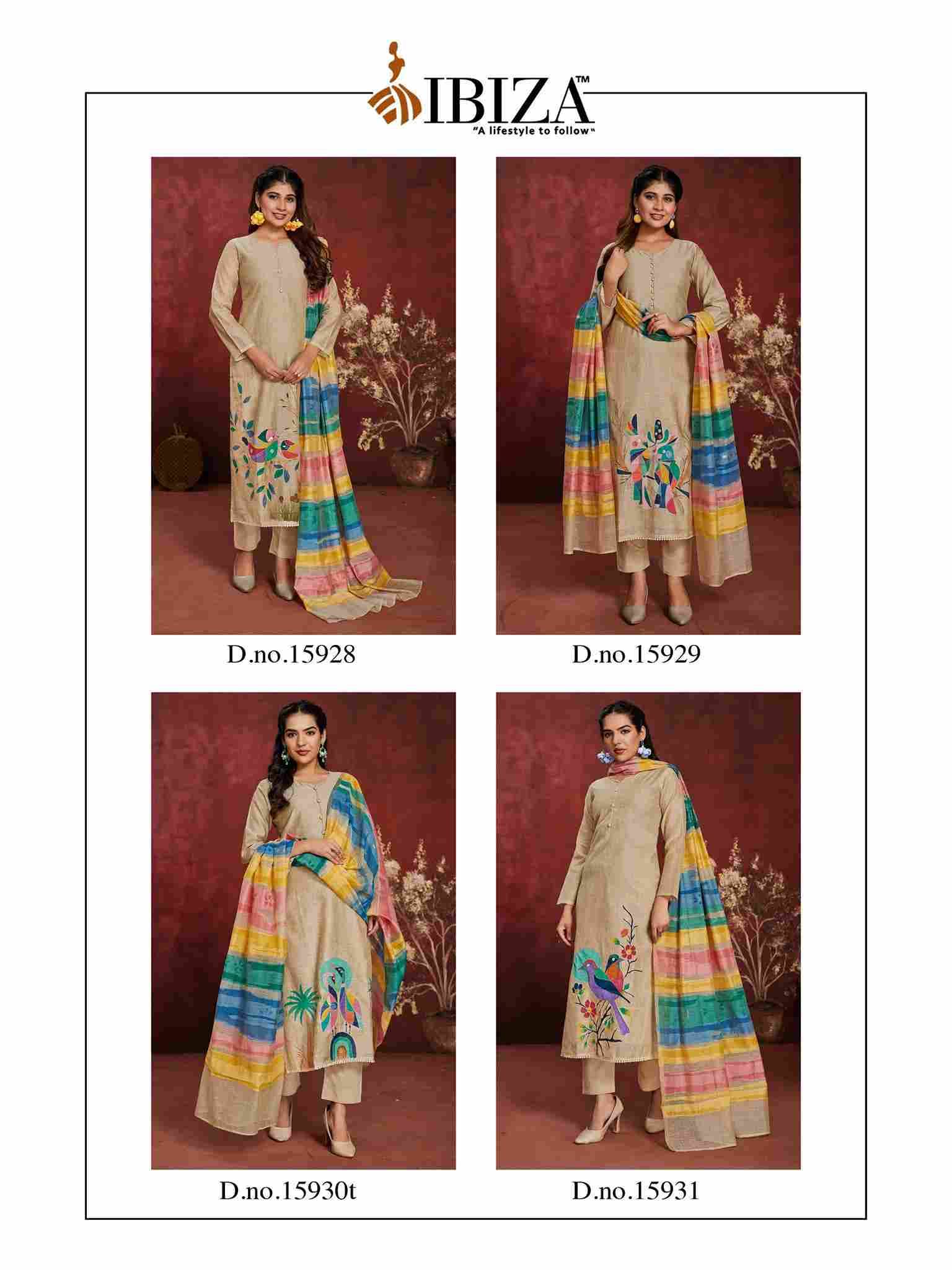 Sundari By Ibiza 15928 To 15931 Series Designer Festive Suits Beautiful Fancy Stylish Colorful Party Wear & Occasional Wear Pure Organza Silk Dresses At Wholesale Price