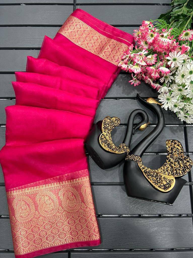 Lc-591 By Fashid Wholesale 01 To 09 Series Indian Traditional Wear Collection Beautiful Stylish Fancy Colorful Party Wear & Occasional Wear Pure Organza Sarees At Wholesale Price